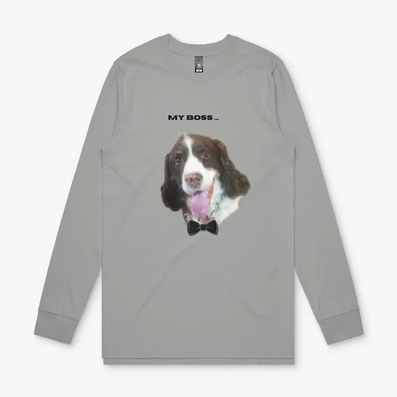 My Boss Dog Springer Tee, Mug, Men,Women